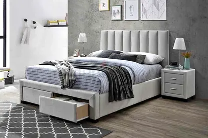 Customised Queen Size Brand New Comfortable Bed with Drawers