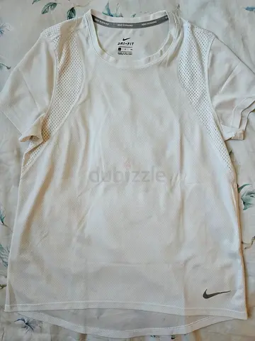 Nike Dry Fit White Athletic T-Shirt