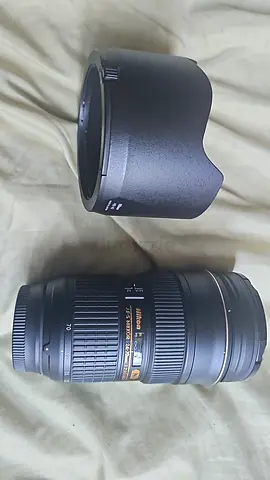 Nikon 24-70mm Lens with Hood for Sale