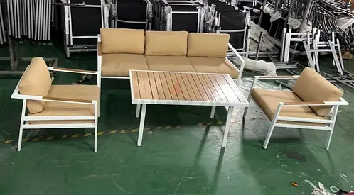 Beautiful Outdoor Patio Sofa Set with Coffee Table