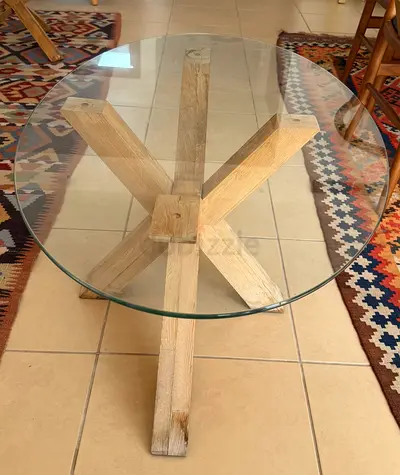 Center table (wood and glass) - Jysk brand