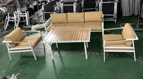 Beautiful Outdoor Patio Sofa Set with Coffee Table