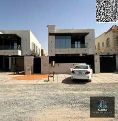 Villa for Sale next to Ajman Academy Al Mowaihat 2 5 Bedroom + Maid ✔️Land area 🏡 5000 square