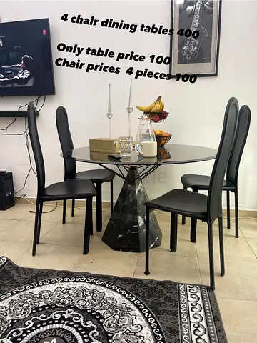 Dining table , microwave