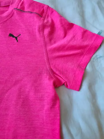 Puma Womens Athletic T-Shirt in Vibrant Pink