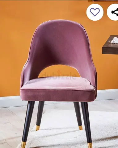Single chair pinkish purple