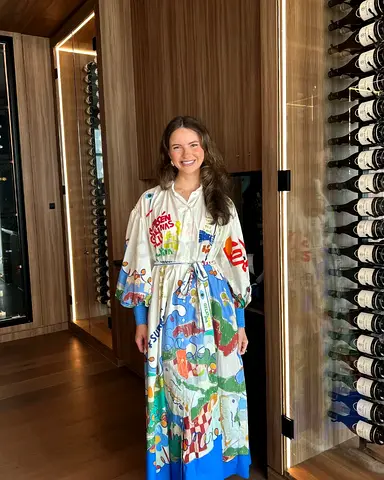 Stylish Digital Print Shirt Dress