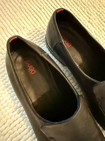 Stylish Hugo Black Slip-On Shoes