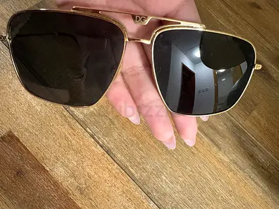 Dolce  Gabbana DG 2264 pilot-shaped sunglasses with a gold-tone metal frame