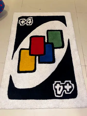 Colorful UNO Carpet for Playtime Fun