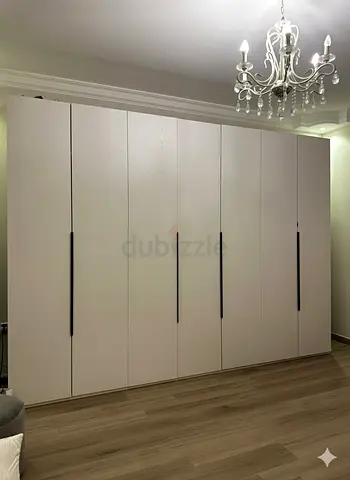 Modern White Wardrobe with Minimalist Design