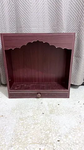 Wooden Temple - Charming Wooden Shelf with Elegant Design