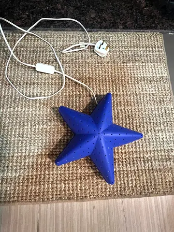 Ikea Blue Star Night Light for Kids