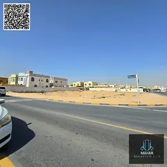 Corner Residential + Commercial Plot for Sale in a Prime Location – Rawda 2, Ajman | G+2 Permissio