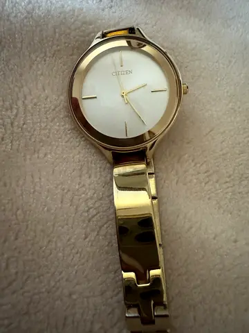 Citizen Gold-Tone Women’s Dress Watch – Sapphire Crystal, Japan Made