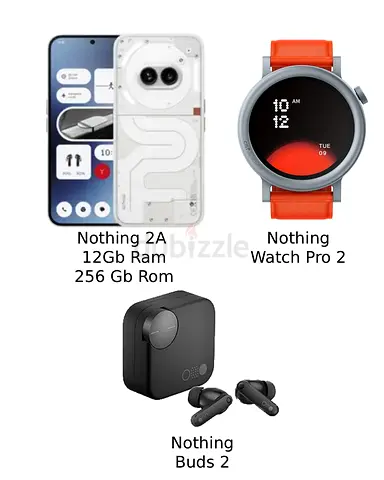 Nothing Collection: Nothing 2A Smartphone, Watch Pro 2, and Buds 2