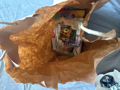 Bag full of rare Pokemon fake