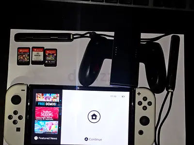 Nintendo Switch  oled with Accessories and Games