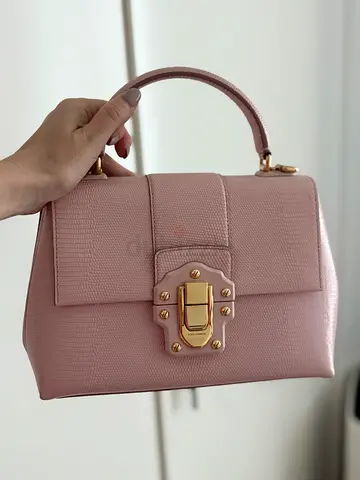 Dolce  Gabbana Pink Leather Bag for Sale