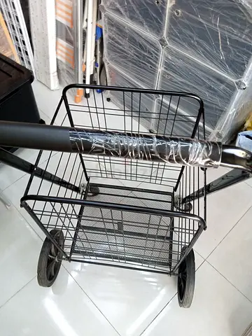 Sturdy Metal Shopping Cart for Sale