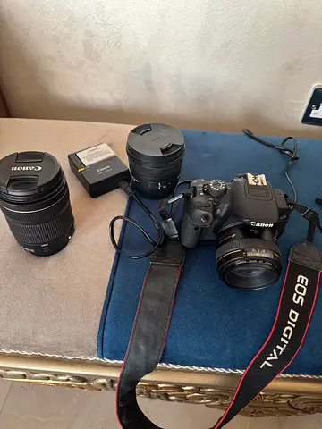 Canon EOS Digital Camera with Multiple Lenses for Sale