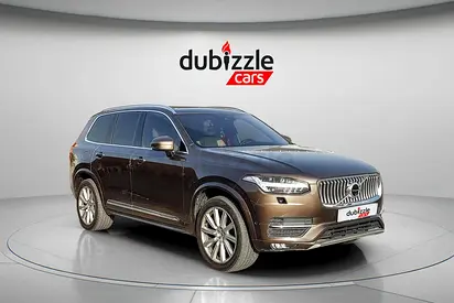 AED 1648/month | 2017 Volvo XC90 T6 Inscription Plus | GCC Specs | Ref#390955