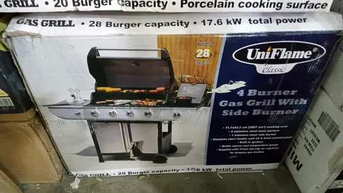 Uniflam gas grill 4 burners
