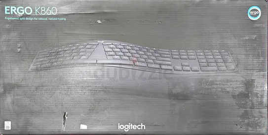 Logitech ERGO K860 Wireless Ergonomic Keyboard - Split Keyboard Layout, Wrist Rest, Natural Typing,