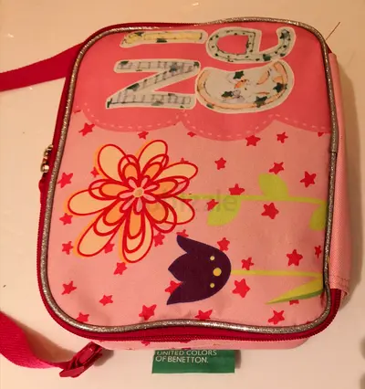 Lunch box and water bottle in carrying case