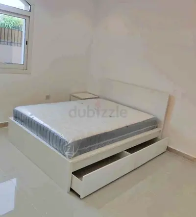 Ikea Double bed with mattress available in perfect condition no any demagh are broken Size is 140/20