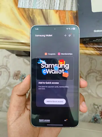 Samsung Galaxy S24 with Samsung Wallet