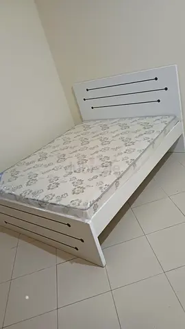 QUEEN BED 150X190 CM WITH MATTRESS AVAILABLE