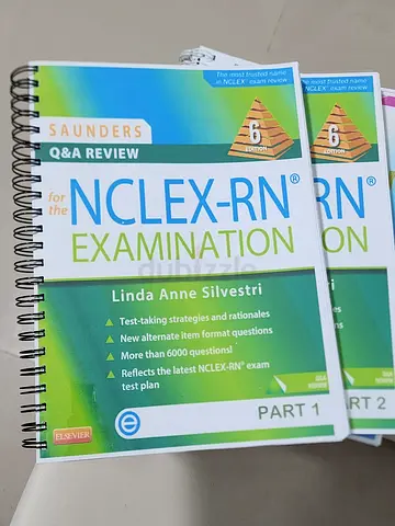 Saunders NCLEX-RN Examination Review Books - Comprehensive Study Guide