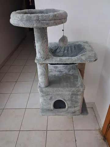 Soft and Cozy Cat Tree for Play and Relaxation 110 aed only