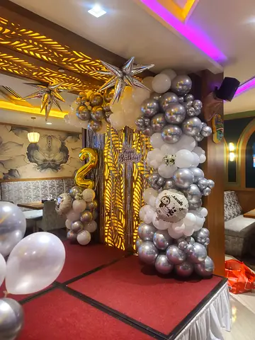 Balloons decorations flowers decorations Available