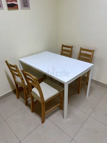 Dining table with 4 chairs