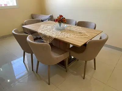 Elegant Dining Table Set with Chic Chairs