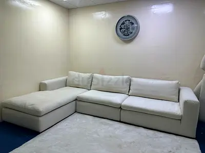 Perfect condition marina home beige color lshape sofa