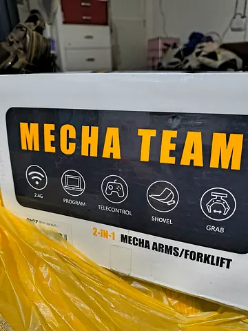 Mecha Team 2-in-1 Remote Control Forklift with Programming Features