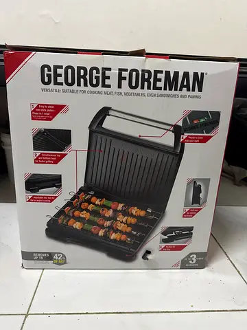George foreman steel grill large