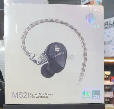 HIDIZS MS2 Hybrid Dual Drivers HiFi Earphones, 3.5mm in-Ear Monitors Headphones, Hi-Res Audio IEMs w