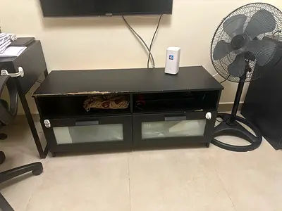 TV Stand unit 120 cm width  black colour