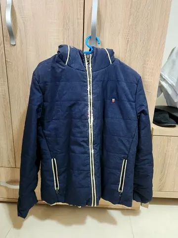 Stylish Navy Blue Winter Jacket for Sale / suitable for extreme winter and snowfall