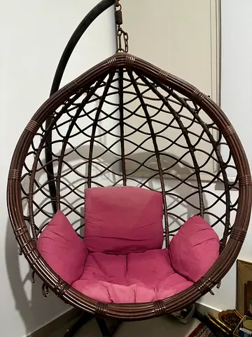 Cozy Hanging Chair with Cushions