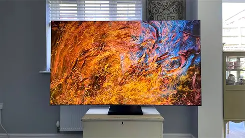Samsung 75 Inch Neo QLED TV, QN900D, 8K, Mini LED, 8K AI Upscaling Pro, Infinity Air Design, Samsung
