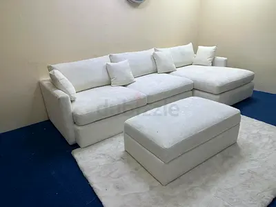 Excellent condition cratebarrel lshape sofa