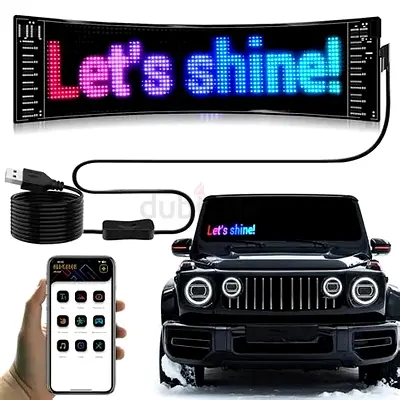 Versatile LED Name Display for Car or Home