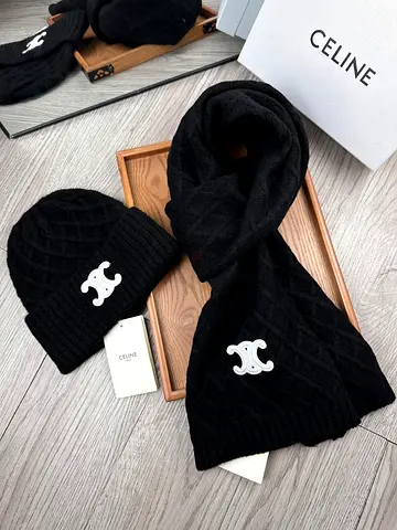 CELINE HAT AND SCARF