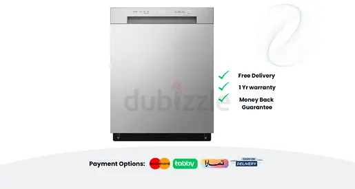 LG QuadWash Dishwasher, Inverter Direct Drive DFC612FV