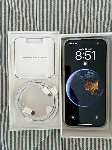 iPhone 15 pro max
100% battery 
One year warranty 
One month used
Carton and charging cable
